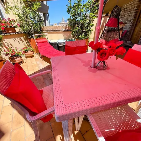 Beautiful Terrace In Italy Spoleto