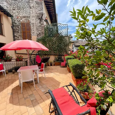 Beautiful Terrace In Italy Spoleto