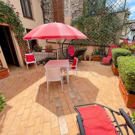 Beautiful Terrace In Italy Spoleto